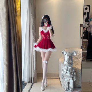 Christmas Halloween party Women's Clothing cosplay Sexy Pajamas Stage Costume Elf Maid