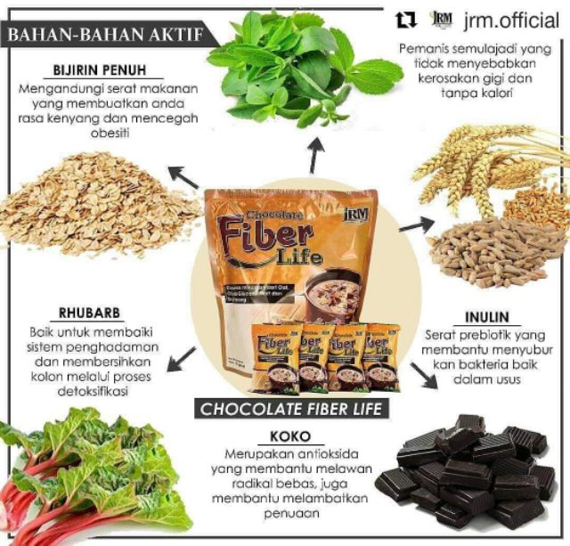 Shop Malaysia Chocolate Fiber Life Shopee Singapore