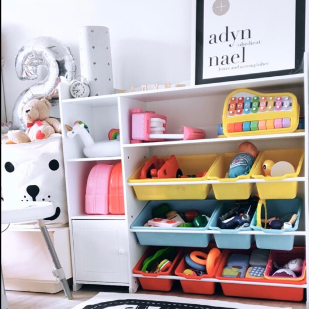storage units for toys and books