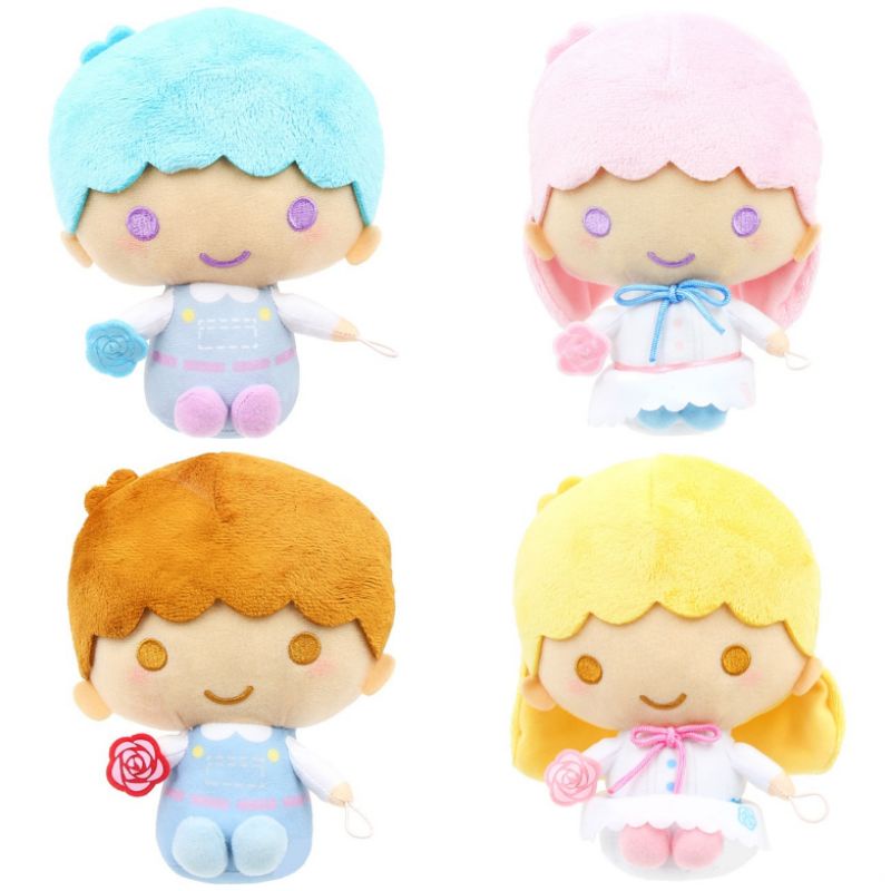 [Authentic] Sanrio Little Twin Stars Holding Hands Kiki & Lala Plush ...