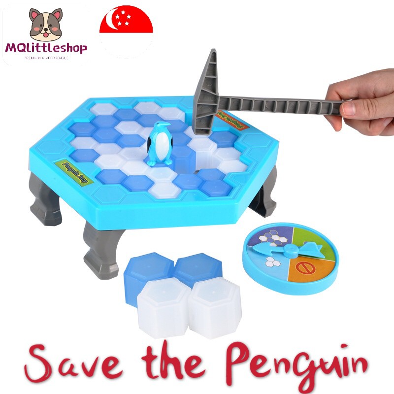 [LocalStock] Penguin Trap Ice Breaker Crush Ice Penguin Game Party Game ...