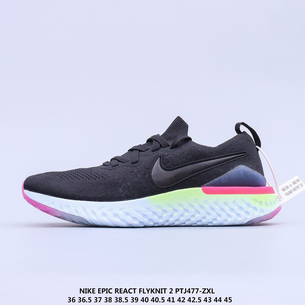 flyknit epic react black