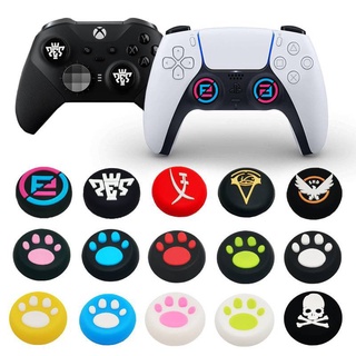 For PS5/PS4/PS3 Silicone Luminous Thumb Stick Grips ANALOG Cover PlayStation5 / XBOX Series X 360/Switch Pro Controller Joystick Caps
