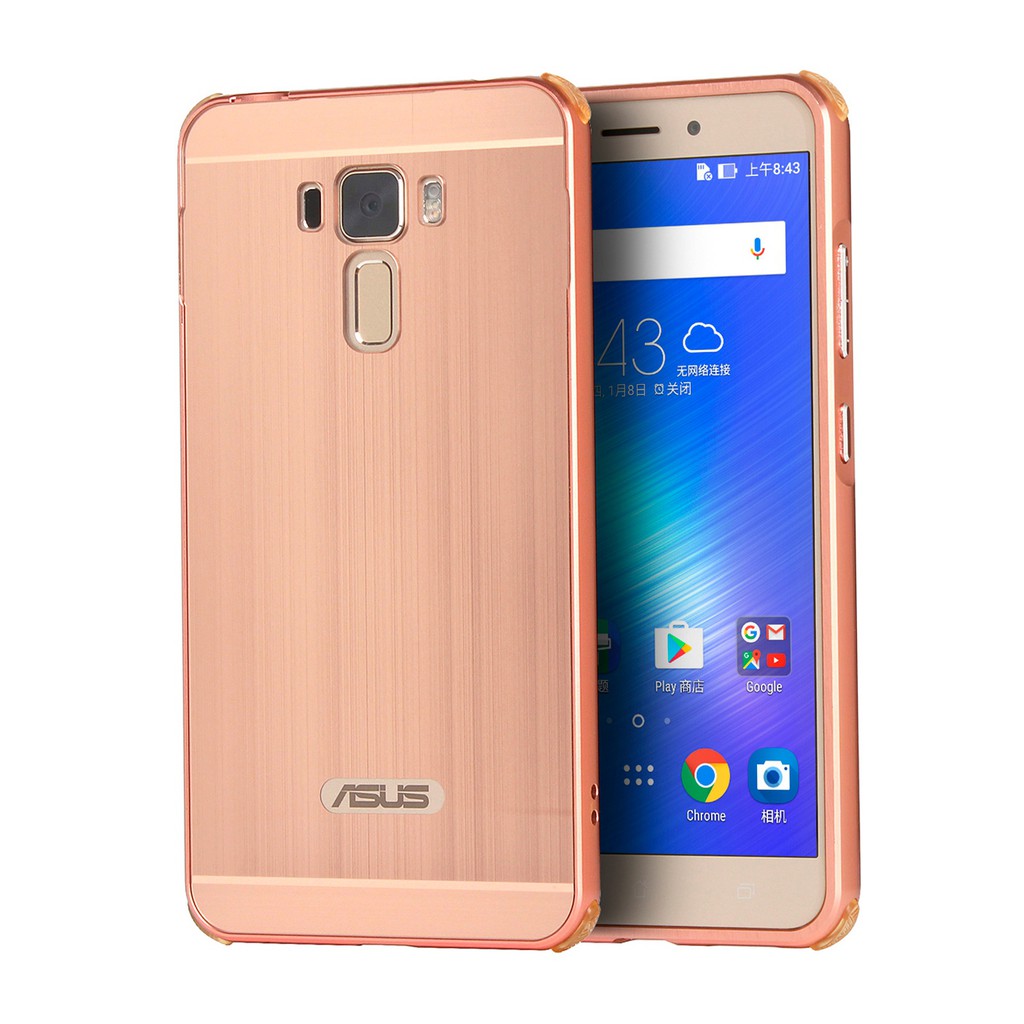 Asus Zenfone 3 Laser Zc551kl 5 5 Aluminum Bumper Brushed Pc Case Cover Shopee Singapore