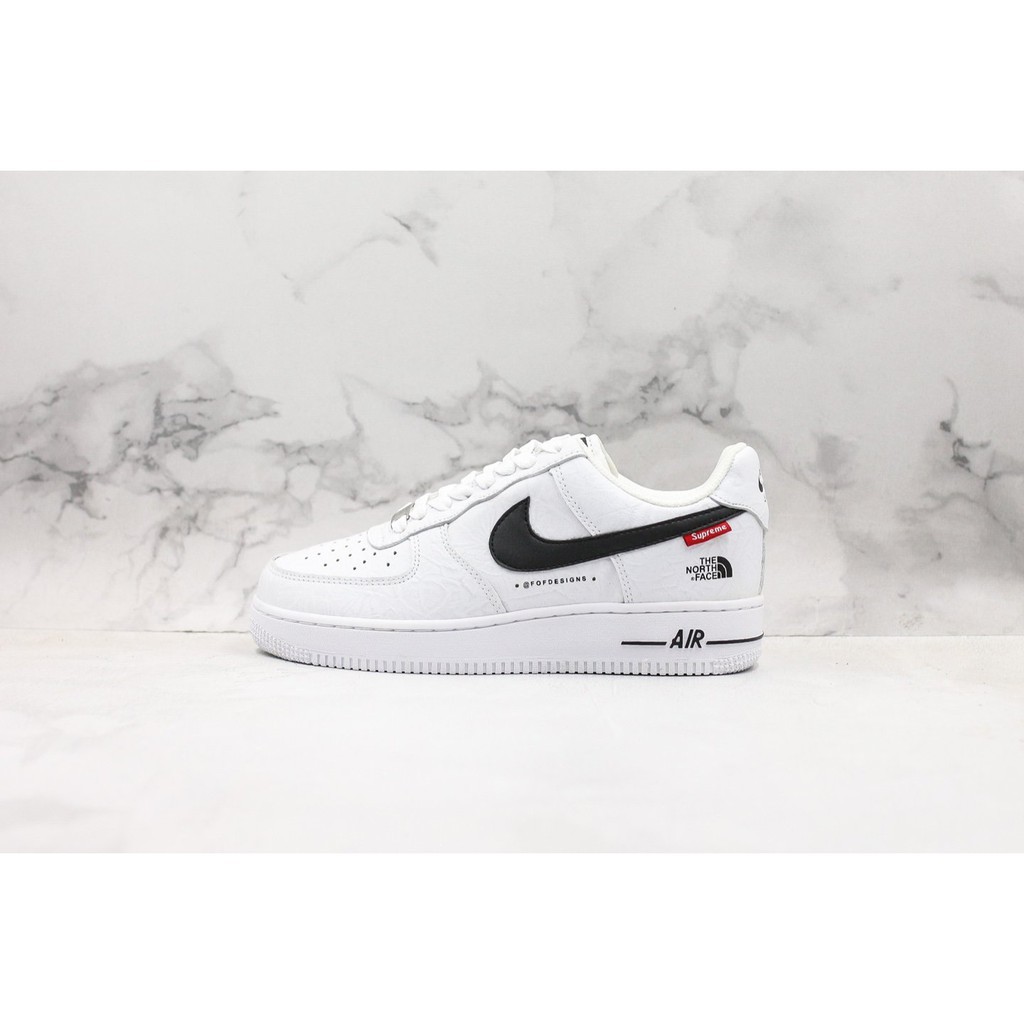 Spot Discount Nike Air Force 1 07 X Supreme X The North Face Sup Casual Shoes Shopee Singapore