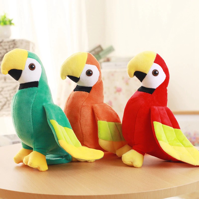 20/25cm Cute Lifelike Rio Macaw Parrot 