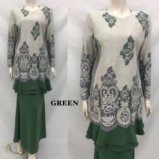 Baju Kurung Lace Kain Duyung