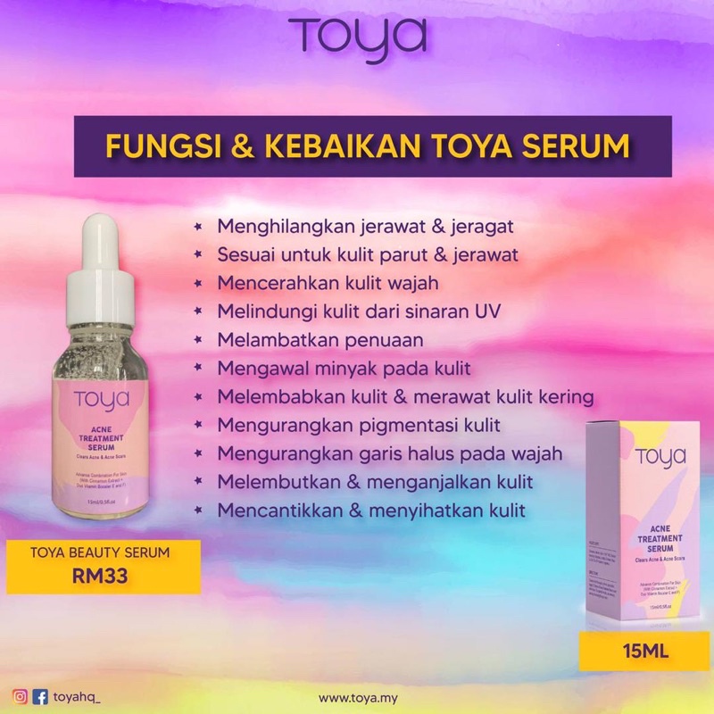 Toya Serum All Skin Type Shopee Singapore