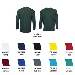 Image of LONGSLEEVE DRIFIT DRI FIT EYELET ROUND NECK T-Shirt (UNISEX QD54)