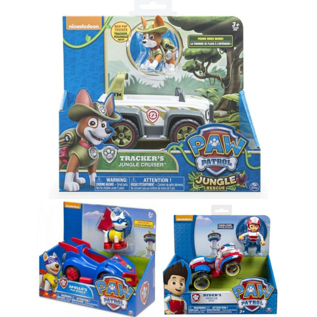 paw patrol tracker toy and vehicle