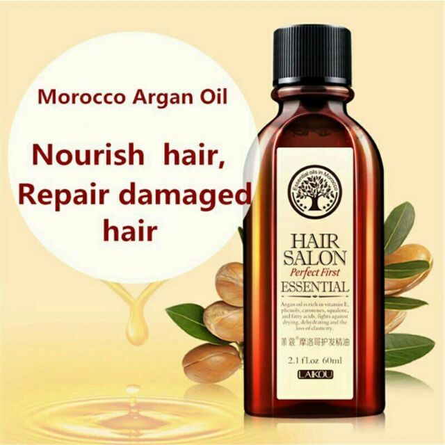 W1 Laikou Argan Oil Hair Essential Oil Hair Oil Argan Oil Soft Hair 100 Quality Product Shopee Singapore