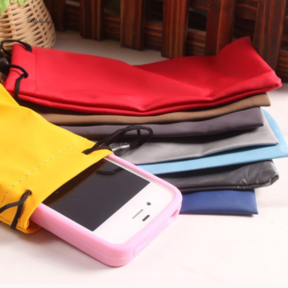 B2_2Pcs Water-resistant Drawstring Storage Cloth Pouch Bag for Glasses ...