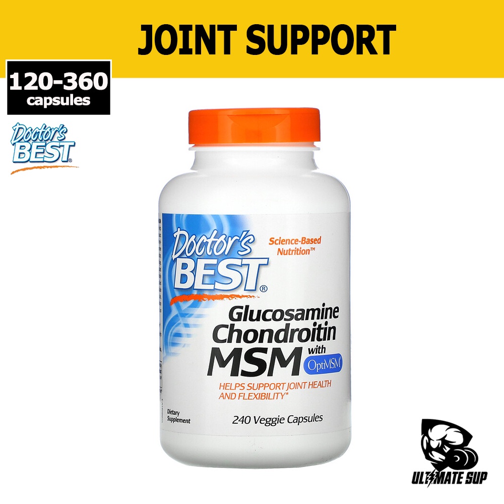 Doctor's Best, Glucosamine Chondroitin MSM with OptiMSM to improve join