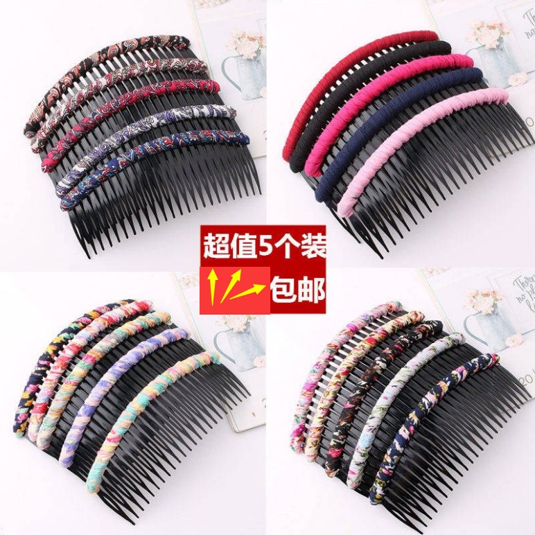 5 Packed Hair Combs, Insert Comb, Liu Hai Comb, Hair Accessories, Comb