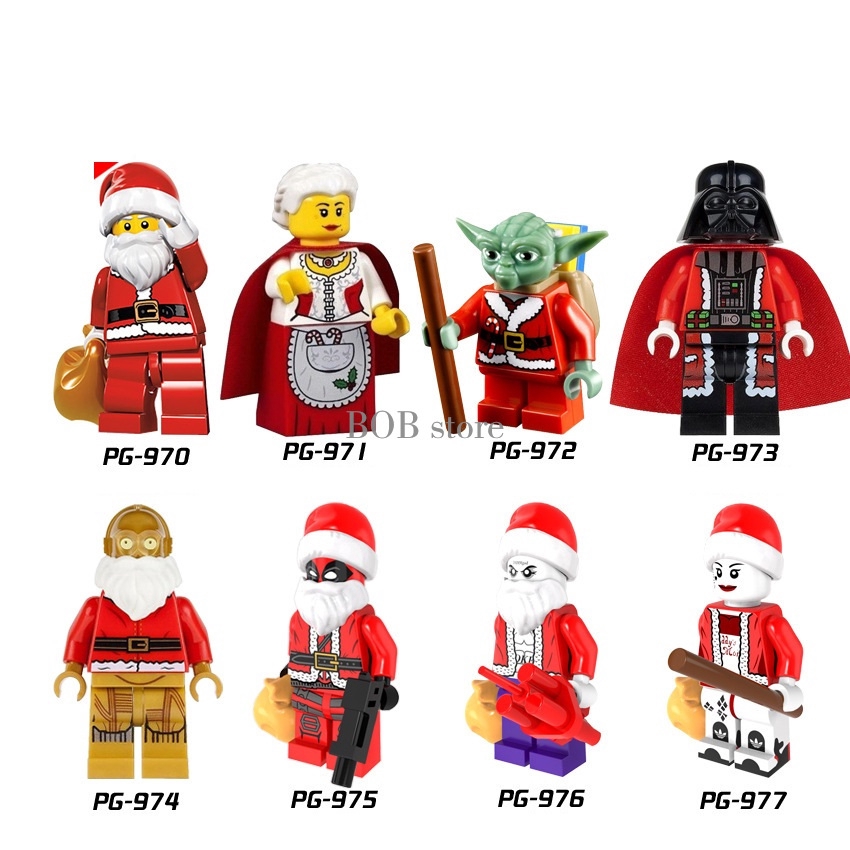 lego santa claus minifigure