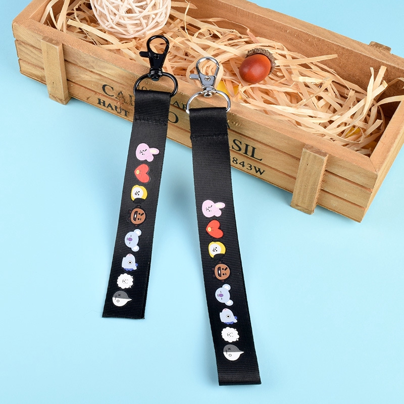 Buy 1 Get 1 Free New Kpop Bts Bt21 Lanyard Keychain Cute Phone