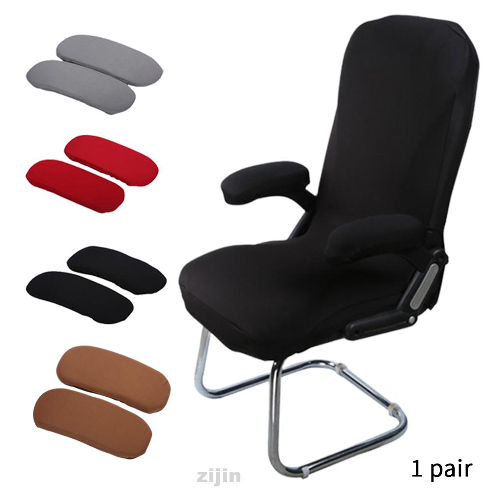 1pair Office Computer Chair Arm Covers Washable Chair Armrest Pad Covers Flexible Chair Arm Covers Polyester Fabric Stretchy Desk Chair Rotating Chair Armrest Cover Protector 