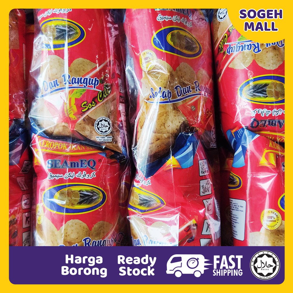 50 Pack Borong Keropok Segera Segera Seameq Segera Borong 100 Original Original With Original Sos Translation Shopee Singapore