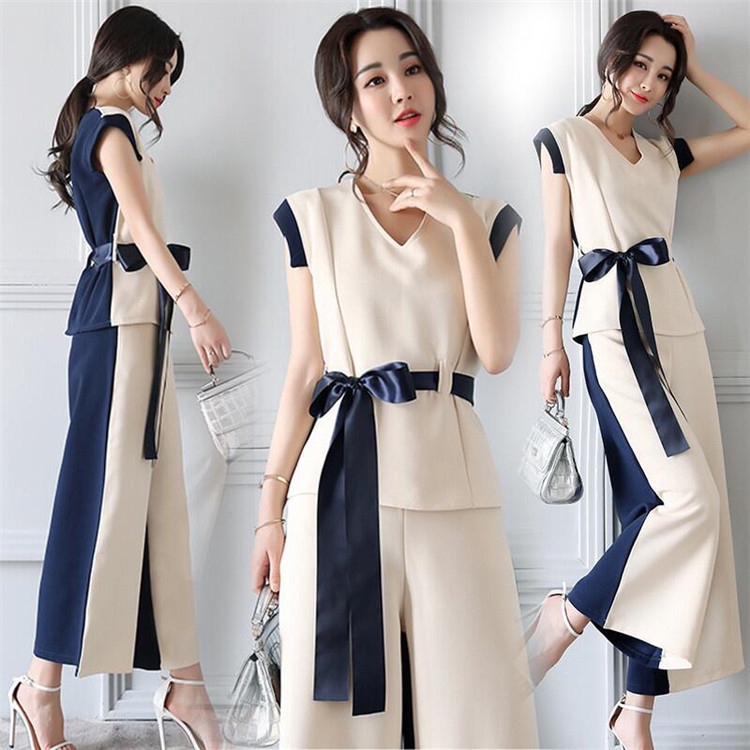 women's sleeveless pant suits