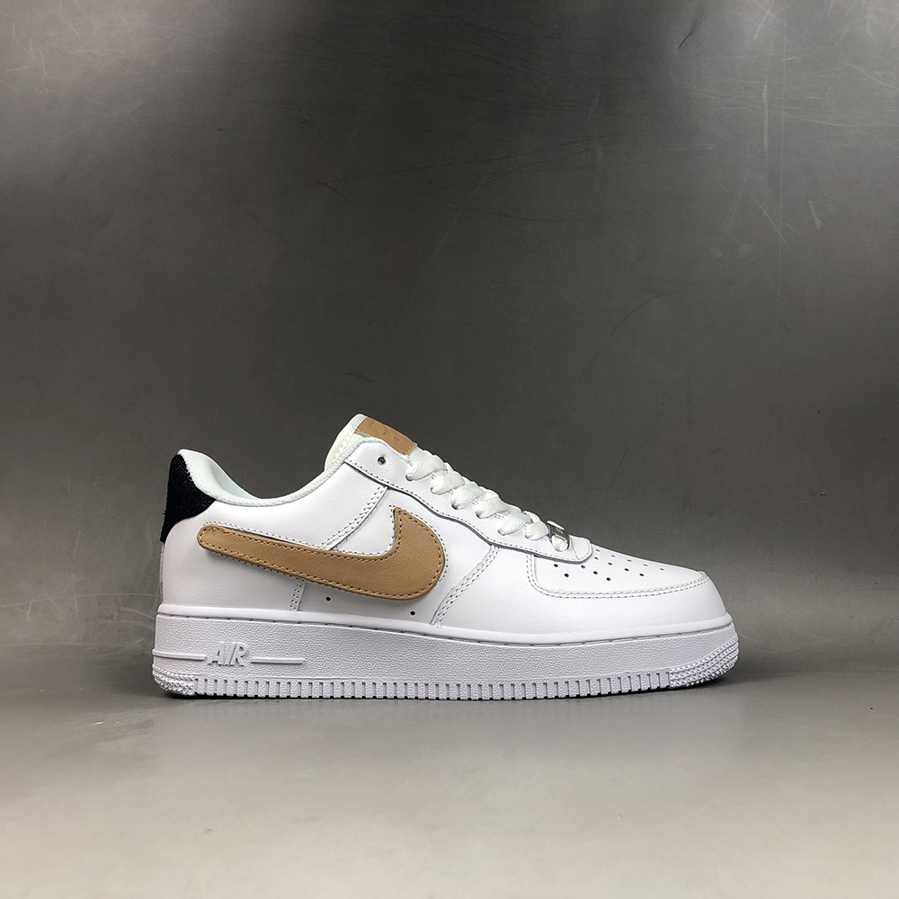 air force 1 low removable swoosh pack white vachetta tan