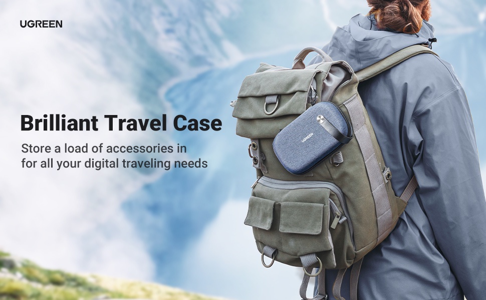UGREEN Travel Case Gadget Bag Portable Small Electronics Accessories