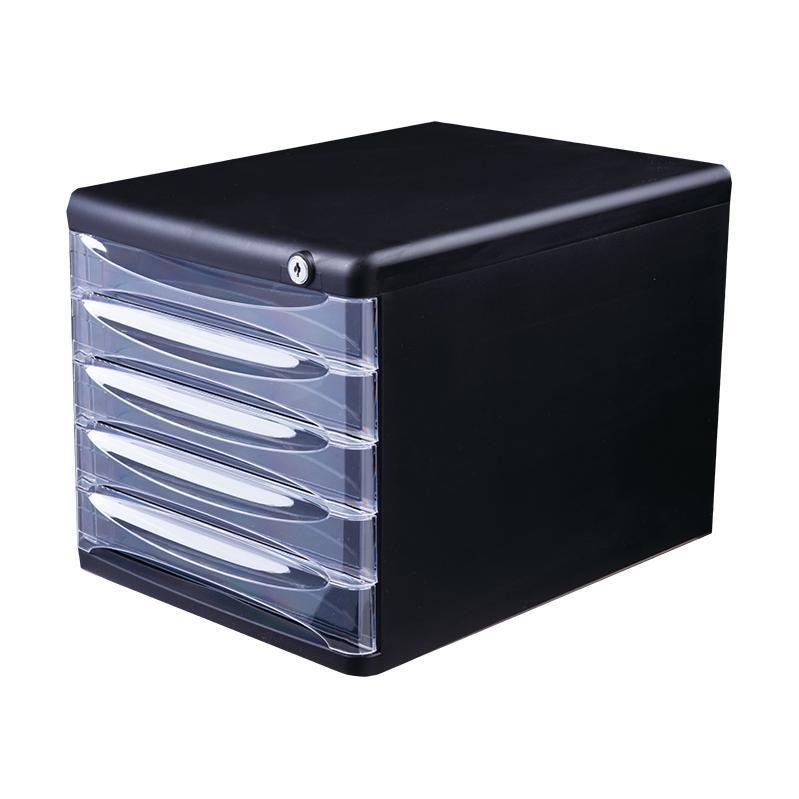 Deli Plastic File Cabinet With Lock 5 Drawers E9795 Shopee Singapore
