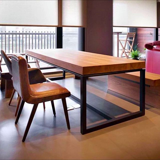 Industrial Loft Dining Table Shopee Singapore