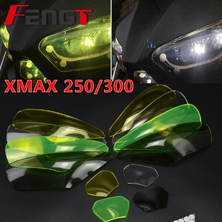 For Yamaha X-MAX XMAX300 XMAX250 XMAX 250 2017-2020 Motorcycle Acrylic Headlight Guard Head Light Lens Protector