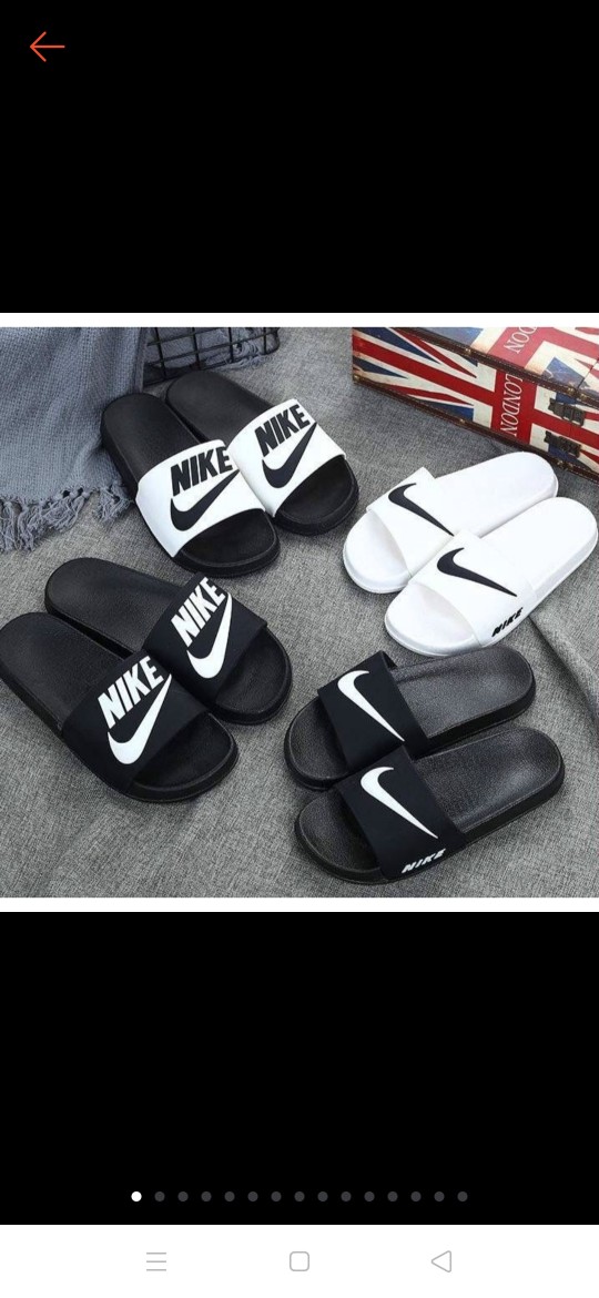 nike bathroom slippers
