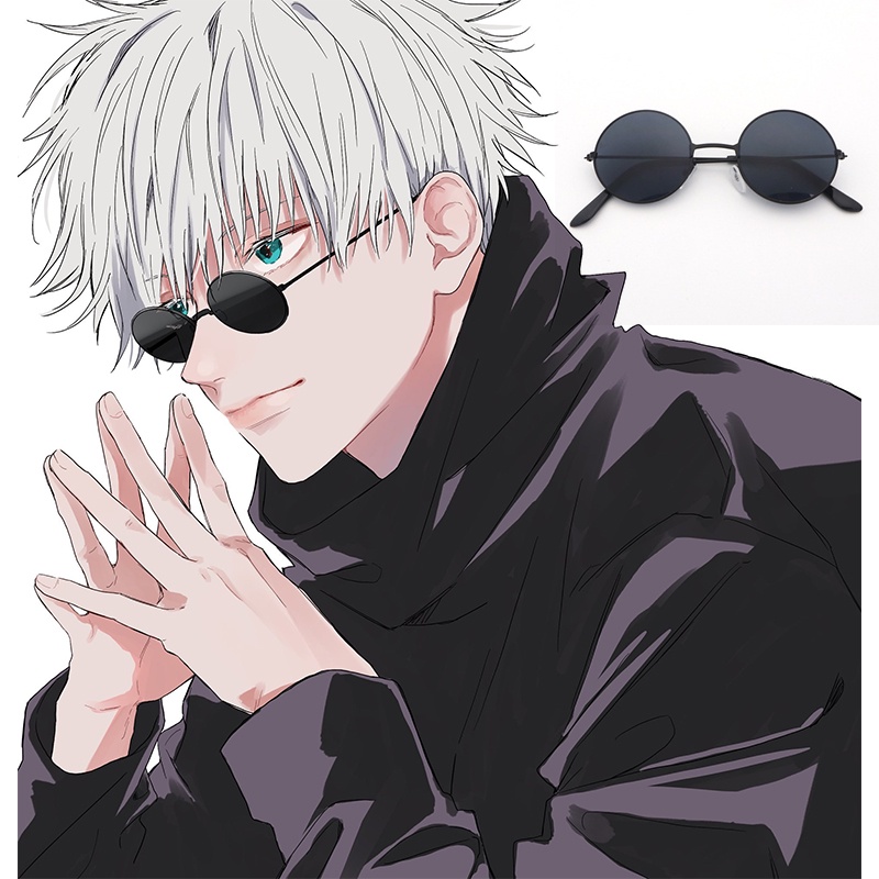 Sunglasses Jujutsu Kaisen Glasses Gojo Satoru Sunglasses Steampunk