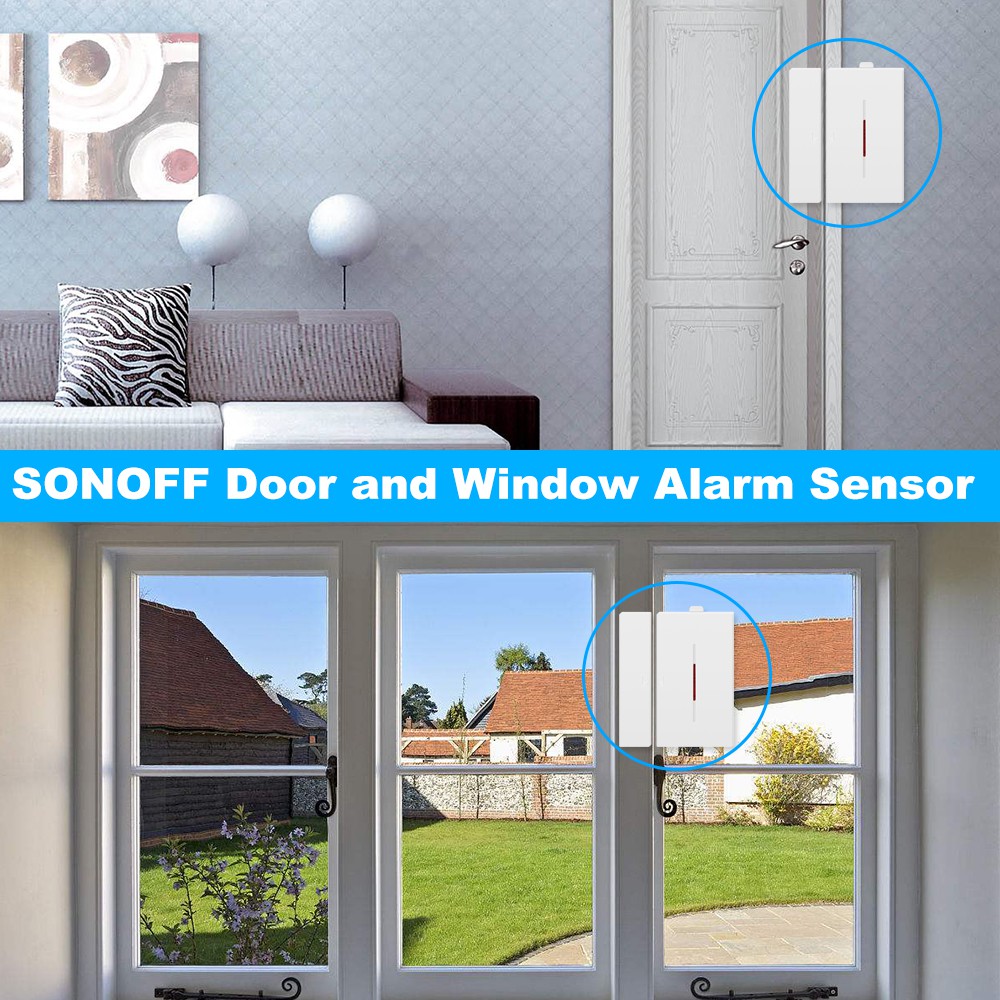 Sonoff Dw1 Sensor 433mhz Door Window Alarm Sensor Wireless