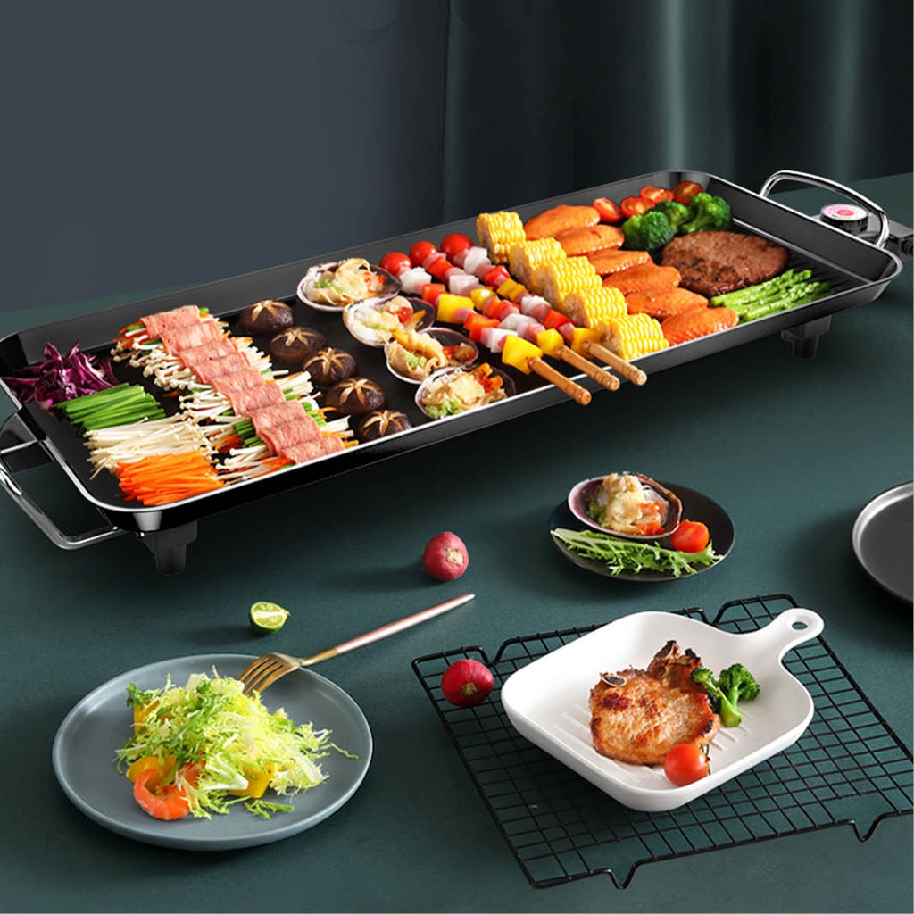 Aoran Quick Heat Up NonStick Korean Thai BBQ Electric Hotplate for