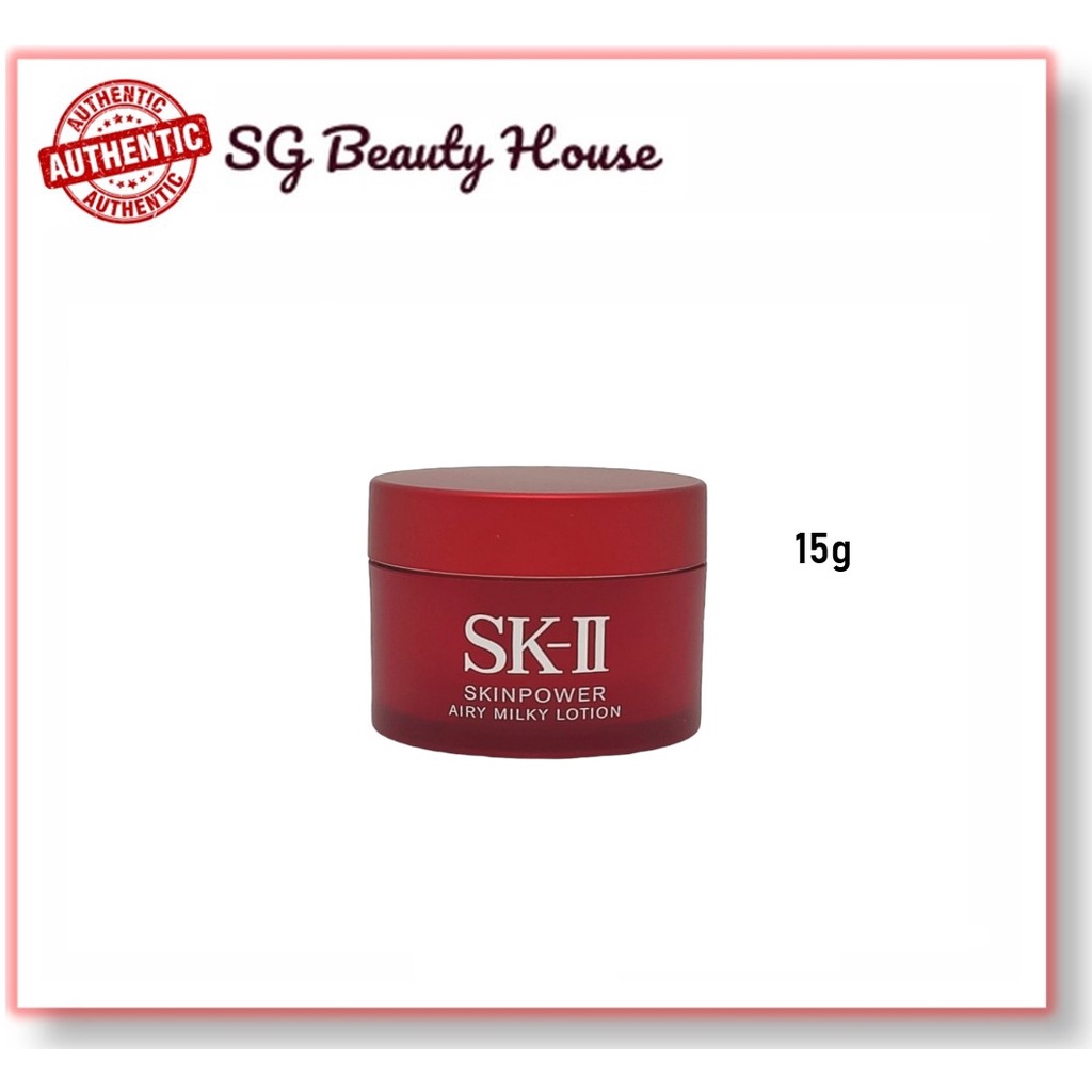 SKII SKINPOWER AIRY MILK LOTION 15G [ EXPIRE DATE DEC2024 ] Shopee