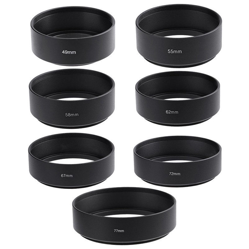 Lens Hood Universal 52mm black for Samsung NX Lens 50-200 mm 4-5.6 ED OIS