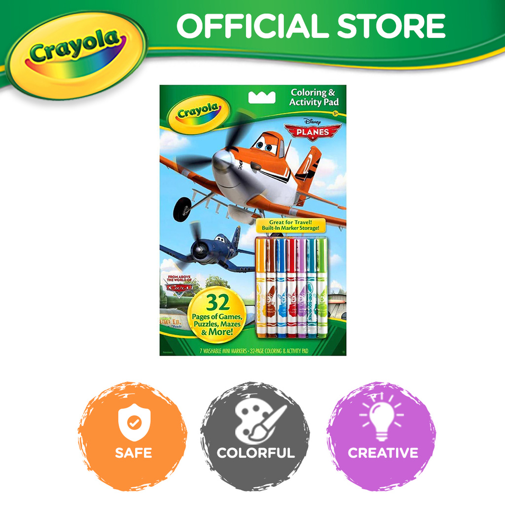Crayola Coloring Activity Book   Disney Planes 18 pages for age 18 ...