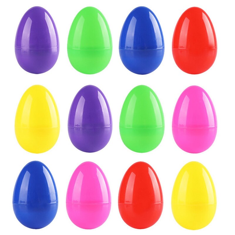 Pcs Fillable Plastic Easter Egg Hunt Party Supply Pack Orted Color Plastic Eggs Shopee Singapore