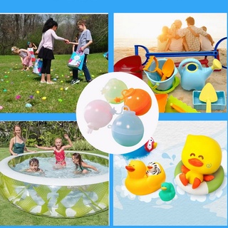 6PCS Colorful Water Balloon Reusable Silicone Water Bomb Absorbent Ball Outdoor Pool Beach Play Toy Fight Games #5