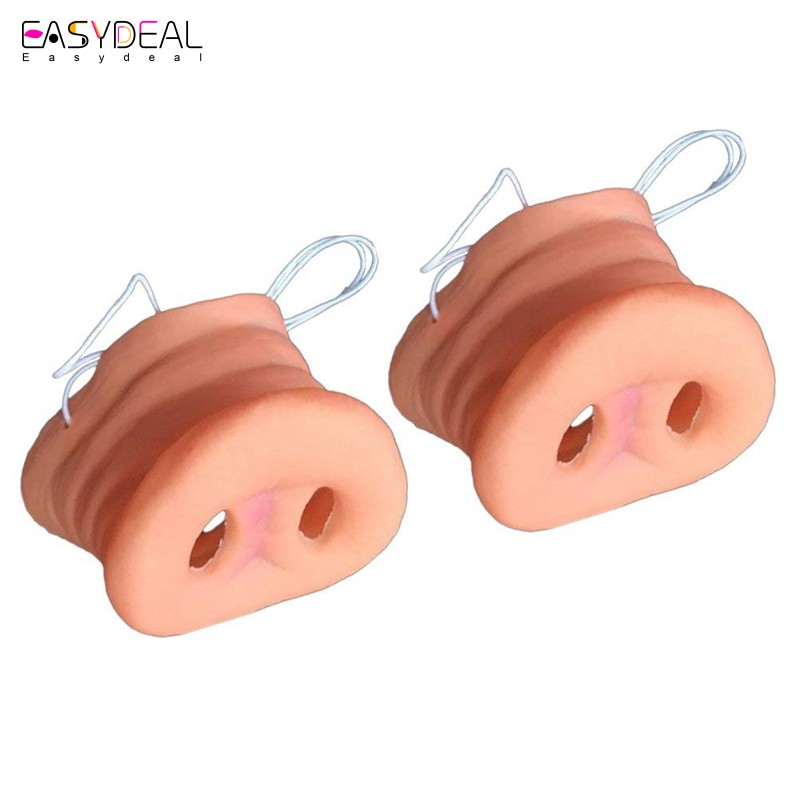 2 Pcs Simulation Pig Nose With With Elastic Band Animal Costume Mask Holloween Shopee Singapore - rubber band simulator roblox