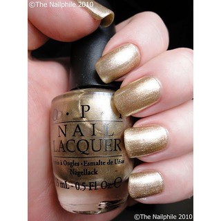 Opi Glitzerland Nail Polish Z19 15ml Gold Shimmer Shopee Singapore