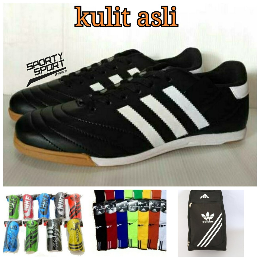 leather futsal shoes