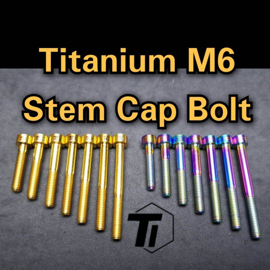 1 Pcs Colorful M6X18 Titanium Screw Ti Bolts Gr5 Allen Hex Tapered Head Washer 