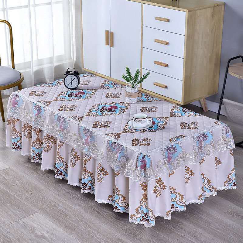 uus European lace Drawn Tablecloth Tablecloth Table Cloth TV Cabinet Cloth Fabric Tablecloth Square Size : 65 * 65cm 
