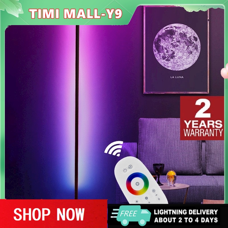 TIMI RGB light Corner Floor Lamp MultiColor Selector Nano LED Minimalist Nordic light for bedroom