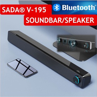 ★SG STOCK★SADA V-195 Home Soundbar Computer Dual Speaker 3D Stereo Surround System