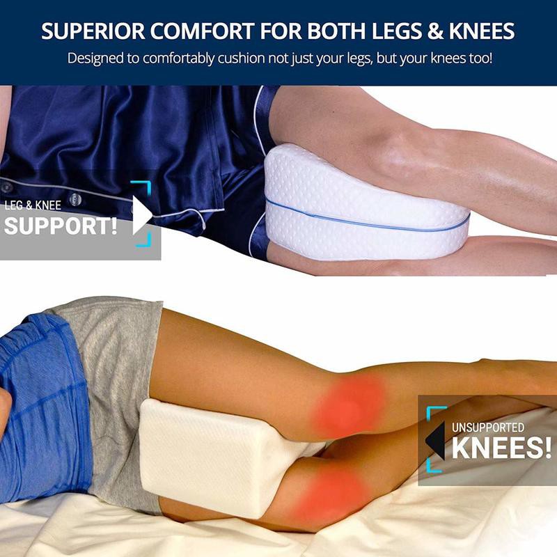 Contoured Leg Pillow Orthopedic Side Sleeper Side Knee Pillow