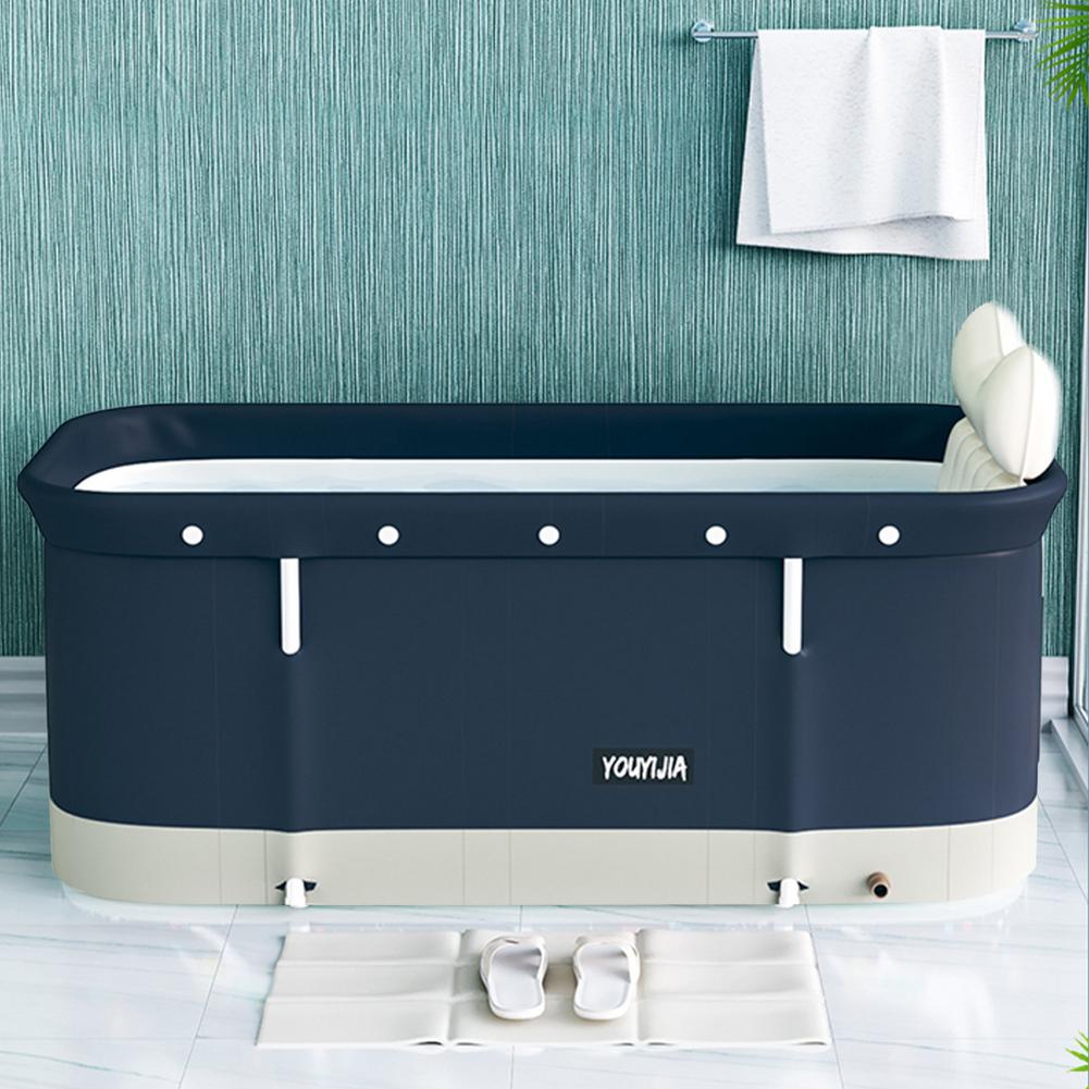 Foldable Bathtub Set Portable Soaking Tub Bucket For Adult Family Spa