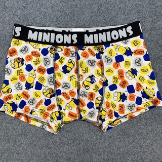 Boxer Men Underwear Male Cartoon Boxers Cotton Shorts Innerwear Teen  Minions Cartoon Fashion Print | Shopee Singapore