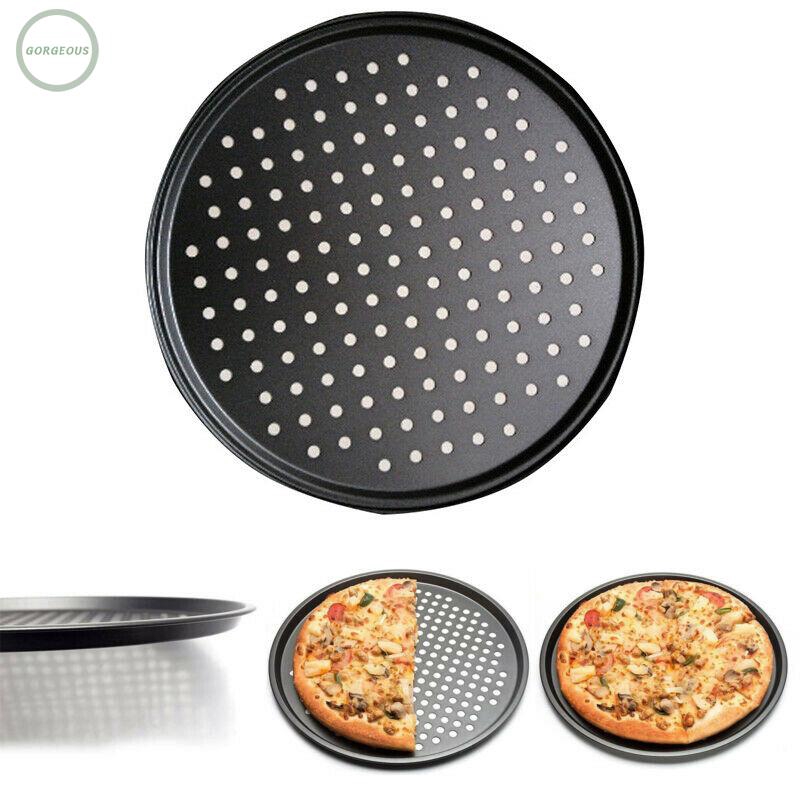 12 inch Carbon Steel Non-stick Pizza Baking Pan | Shopee Singapore