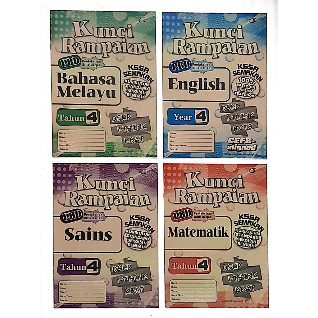 Rampaian Key Kssr S Annual Upsr Year 4 Training Book Cemerlang Ready Stock I 20 Shopee Singapore