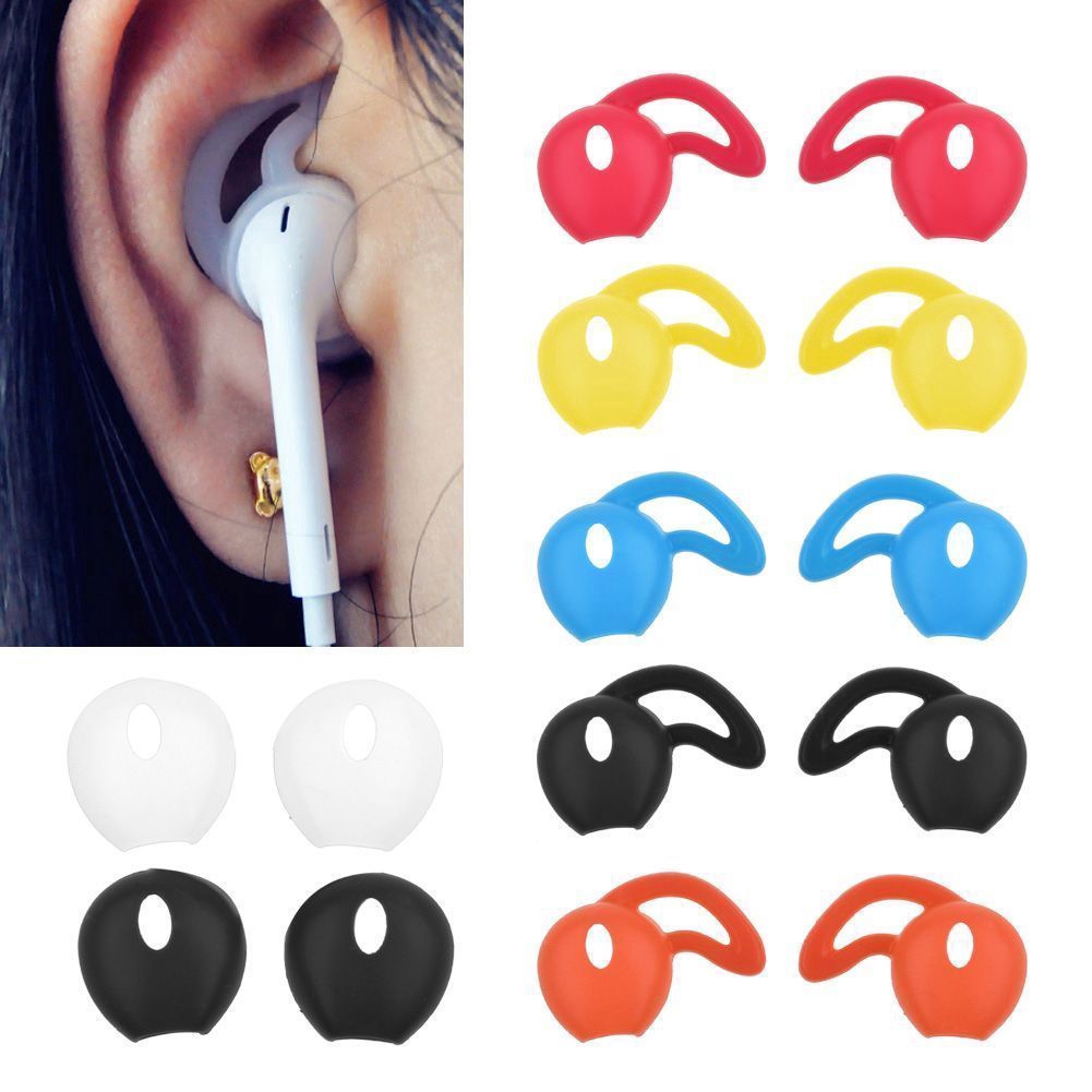 Silicone Earpods Earbud Cover and Ear hook for iPhone Earphones